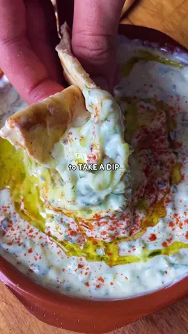 TZATZIKI TIME 🥒🥒🥒 #dip #dips #sauce #tzatziki #fyp #series 