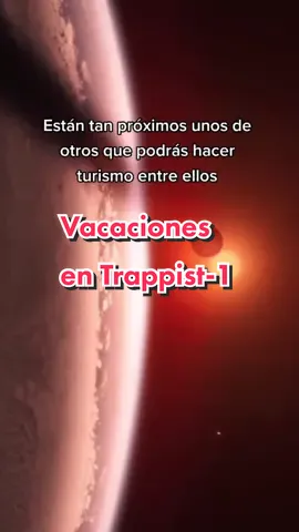 Trappist-1e tarda seis días en completar su orbita #astronomia #trappist1 #vacaciones #2023 #aprender #exoplanetas #viajar 