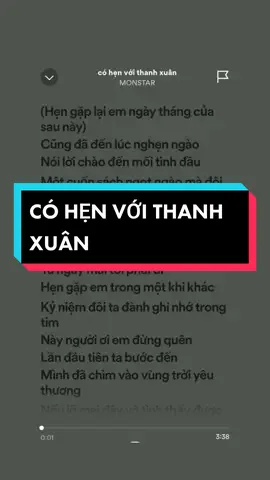 Trả lời @nqh_dvh05 Có Hẹn Với Thanh Xuân🥀#music #lyrics #fyp #viral #trendingsong #thinhhanh #xuhuong #tramy776 #my_licee🍀 