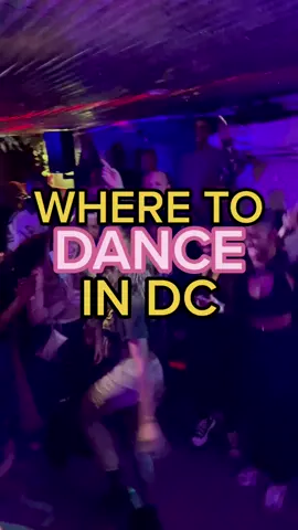 The question I get asked the most is where to go dancing in Washington DC. These are places with a guaranteed dance floor every weekend. #nightclub #livemusic #dancing 