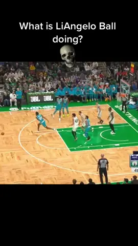 LiAngelo with the bucket! #shaidaddy #shaisolos #shutupboubas #fyp #liangeloball 