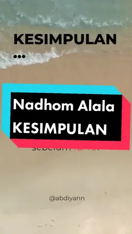 KESIMPULAN nadhom Alala #fypシ #kitab #alala #sholawat #flks 