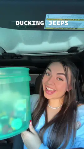 I GOT DUCKED TOO🥹❤️ this is so fun!! #jeep #duckduckjeep #jeepgirl #jeeplife #youuducker 