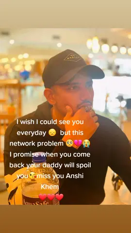Sadness to happiness comes when your child creates their beautiful world in your heart ❤ and you miss them like hell when they away 💔😔see you soon #Anshikhem❤❤❤ 