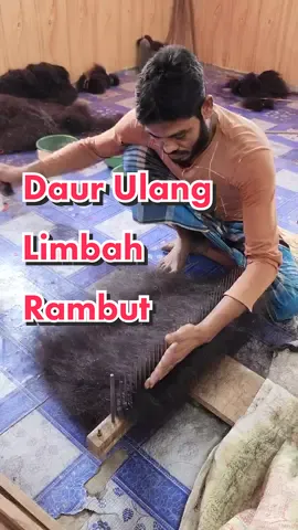 Daur Ulang Limbah Rambut #india #vrindavan #fyp #fypシ #viral #viralvideo #viraltiktok 