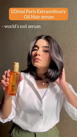 The World's #1 selling haircare serum - Extraordinary Oil serum by L'Oréal Paris. makes hair 6X shinier, nourished and frizz free #MyWayToShine #It’sOurTimeToShine #LOrealParis #TikTokLorealPakistan
