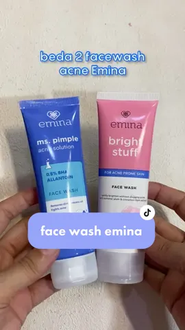Hai Bestie! Masih bingung perbedaan dua face wash emina ini?😁 yuk simak 