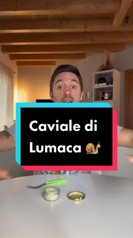 Assaggiamo il #caviale di lumaca #uova #terriccio 
