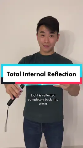 How I “trapped” light! Was primary school all a lie? I thought light passes through transparent material 🥲 #physics #physicstok #laser #teachtok #scienceexperiments #scienceismagic #coolscience #physicstoy #physicsteacher #Science #scienceathome #teachersoftiktok #sciencetok #reflection 