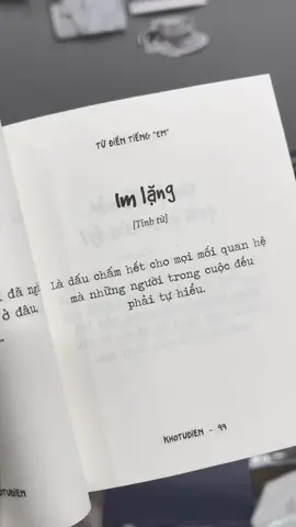 Người đi để lại sự lặng im #tudientiengem #BookTok #skybooksofficial 