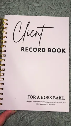 Obsessed with my new client record book!!#lashes #lashmusthaves #lashtech #lashextensions #lashbusiness 