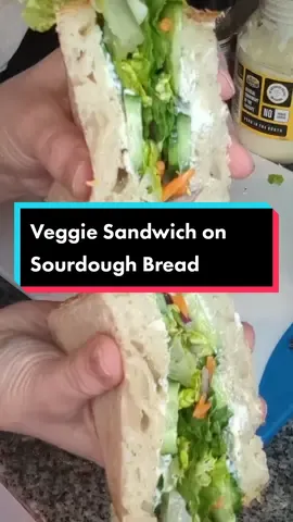 Best veggie sandwich in the best sourdough bread 😋 #ranchdressing #ranchdressinglovers #sourdoughbread #sourdough #lunchideas #whatsforlunch #whatiateforlunch #veggiesandwich #cucumbersandwich #sourdoughtok #breadtok #fyp 