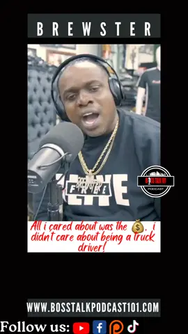 Boss man Brewster told us that with 6 months of getting out of prison, his job gave him a raise from making $9 hr to $17hr and a supervisor position!! #cantstopwontstop  Follow us on our YouTube channel for way more content! #BossTalk101 #podcast #Brewster #bossmanbrewster #mzjamaica #eceo #prison #fyp #foryoupage #trucks #truckdriver #trucking 