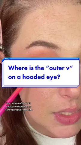 Where is thr outer v on a hooded eye? Let me show you 💋 #eyeshadowtutorial #hoodedeyesmakeup #hoodedeyes #makeupforhoodedeyes #makeupforbeginners #hoodedeyesmakeuptips #hoodedeyesmakeuptechniques #makeuptips #perfectingeyeshadow #eyeshadowplacement #eyeshadowhack #hoodedeyeshadowtips 