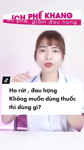 Ích phế khang cho người hay ho mà không muốn dùng thuốc #ichphekhang #dauhong #vienngam #thomsoncare 