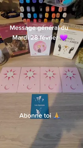 Message général du mardi 28 février  pas de hasard ce message est pour toi  #tirageaujourdhui #tiragedujour #tiragedecartes #cartomencienne🔮 #abonnetoi @sandrinemjel 