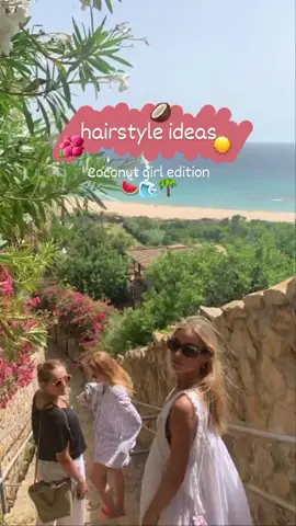Hairstyle ideas coconut girl !! 🌺 #aesthetic #coconutgirl #summervibes #summers #Summer 