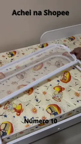 Achei na Shopee essa grade protetora para cama, LINK por direct #gradeparacama #protetorparacama #cama #seguranca