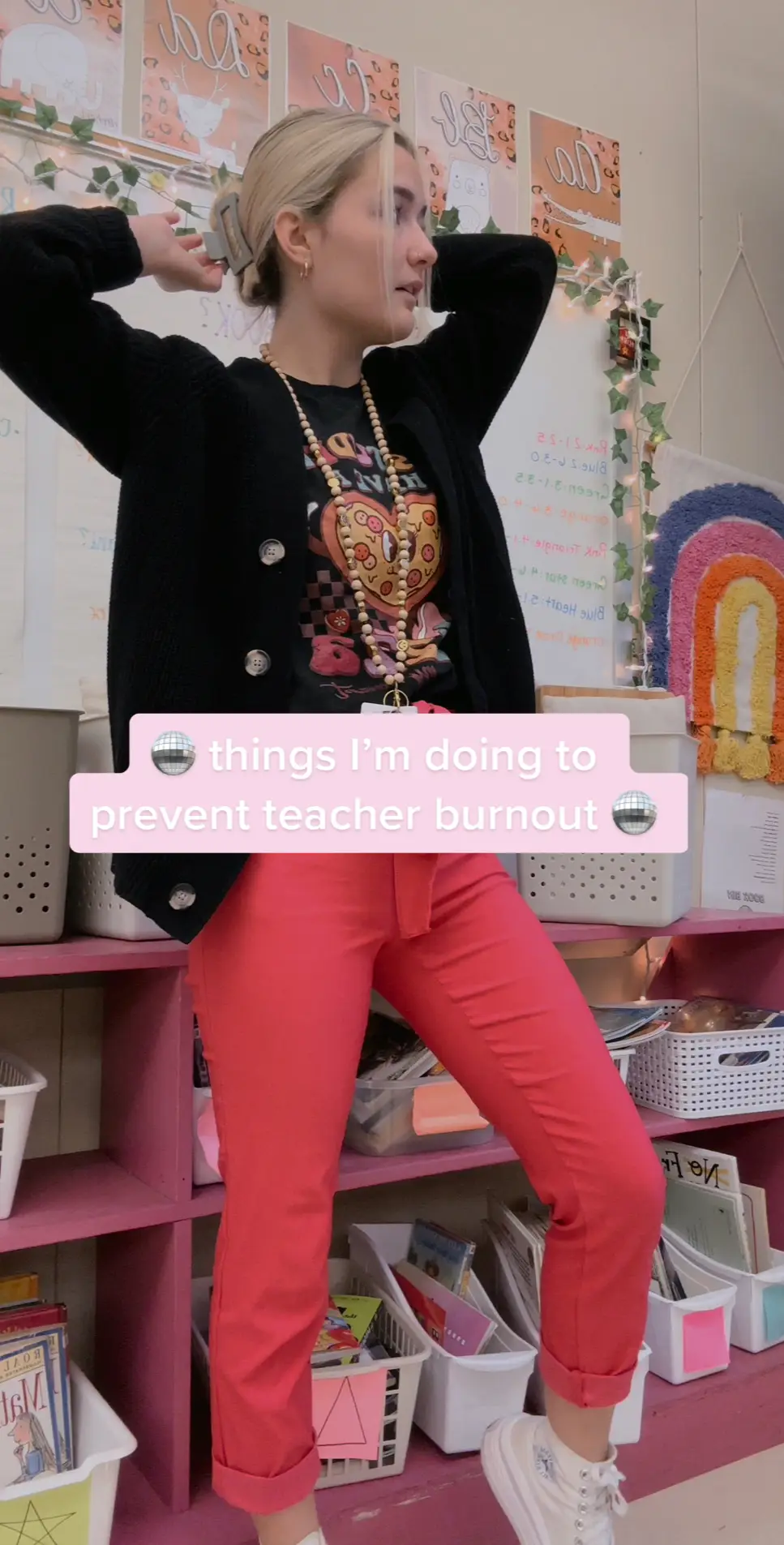 Some tips to prevent teacher burnout! #firstyearteacher #teachersoftiktok #thattiktokteacher #teacherburnout #fyp #thattiktokteacher 