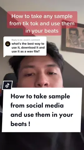 Replying to @kd_beatz  For those who asked…  #foryou#fyp#tip#musictips#sample#loopmaker#beatmaker#producer#producertok#musicproducer#music#sampling#advice#beats#flstudio#flstudiotips#sego 