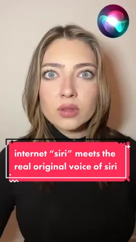 Internet “Siri” gets schooled by the ACTUAL ORIGINAL VOICE OF SIRI 😱 I can’t believe THE Susan Bennett was down for this collab 👏👏👏 #siri #impression #ai #smartassistant 