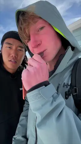 Korean NPC quests in snow to find @mrbeast  for a collab #korean #npc #mysterygift #mrbeast 