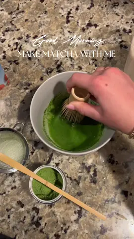 Trying to have less coffee and this is SO yum 🍵 #matcha#goodmorning#asmr#fyp