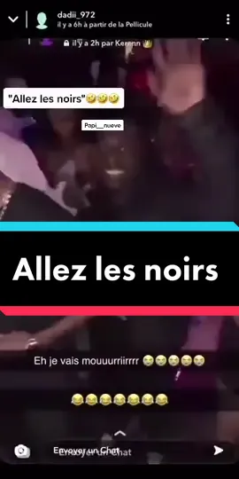 Allez les noirs #meme #memefr #snapchat #snapchatfr #video #videodrole #videosdroles #fyp #pourtoi #foryou 