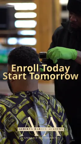Enroll Today! Start tomorrow! Call: 780-244-1336  Email: info@albertabarber.ca. #barber #yeg #barberschool #aba 