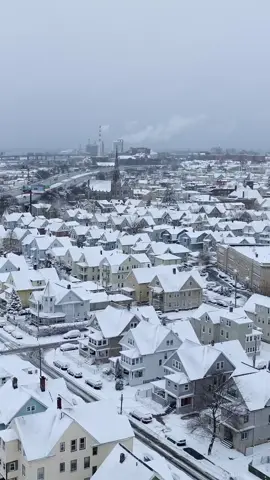 Snow day in Bridgeport Connecticut February 28, 2023 ##viral