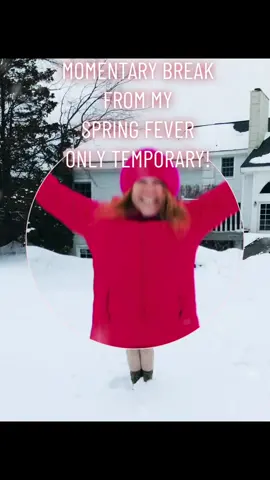 TWO HOURS OF SHOVELING, SOME FROLICK, OK I’M DONE. BRING ON SPRING! Love you, #Tiktok fam. God bless 💋#snowday #snow #wintervibes #nomakeup