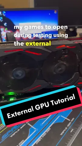 M.2 to PCIe Adapter External GPU Tutorial #fyp #viral #techtok #pc #pcgaming #gpu 