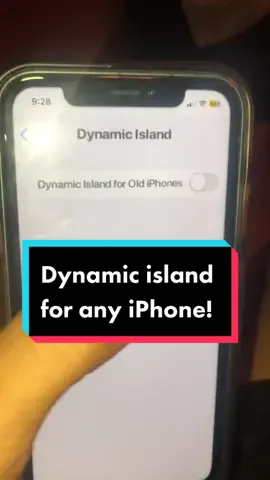 How to get dynamic island on ANY iPhone!! #iphone #iphonetricks #fyp #ios #dynamicisland 
