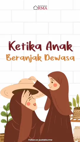Tidak perlu risau saat anak beranjak dewasa Karena kita memang membesarkan untuk menyiapkan diri berpisah dengan mereka.😊 . . #anakhebat #parentingislam #parentingsharing #parentingnabawiyah #parenting #fypシ #fyp #anak 