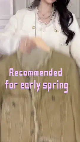 Recommended for early spring#outfit #ladies  #spring 