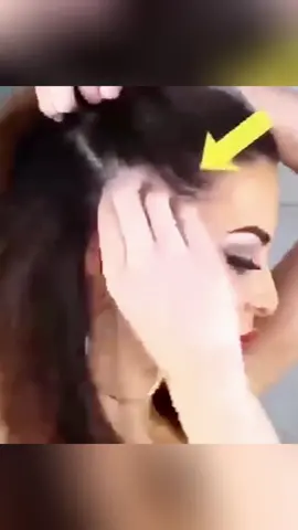 Natural plant hair dye powder hair shadow Beautify forehead curve Hairline trim + cover gray hair Fill the hair amount and shape the face#fyp