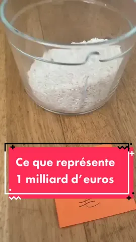 Ce que représente 1 milliard d’euros 💰 