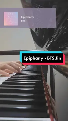 Epiphany - BTS Jin || #Epiphany #jin #bts #army #kpop #piano #kpoppiano #loveyourself #loveyourselfbts #pianocover #pianomusic #pianoheals #relaxing 