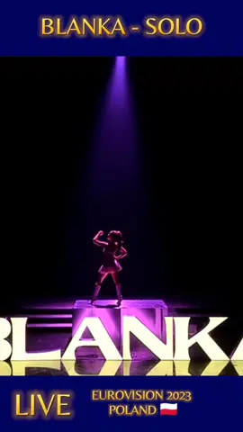 Blanka - Solo | Live 🔴🇵🇱 #fyp #viral #eurovision2023 #blanka #polska🇵🇱 #poland🇵🇱 #tubijeserceeuropy2023 #gladiator #jann 