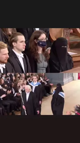 #Mashallah The world's first niqabi student to be admitted to the University of Oxford in its 900+ year history, a British niqabi sister, graduated with a Distinction in the Bachelor of Civil Law Master's degree in#History #oxford #muslimgirl #Islam #Hijab