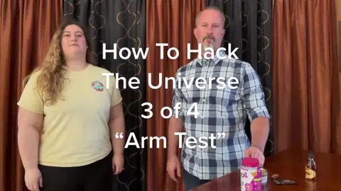 Using the arm to identify if items are giving you energy or costing you energy. #kinesiology #muscletesting #healing #holistic #selftesting #goodforyou #badforyou #food #livelonger #foodallergy #allergy 