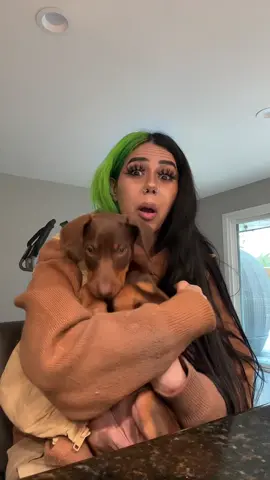She hid at the end 😭🥹