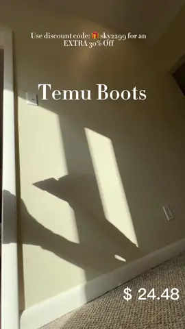 There's nothing like a pair of Outdoor Black footwear to elevate your style and your adventure! 👢💕 With their impeccable durability and sleek design, these shoes are perfect for any outdoor setting.  I love how comfortable they keep me on trails, while still adding a touch of fashion to my look. If you want a pair of shoes that can withstand anything nature throws your way, you need to try these Black Outdoor Footwear! Search for baddie boots on Temu to find amazing boots 🔎  Do you want to be stylish paying cheap? Then follow these steps :  1️⃣Head to Temu.com or download the Temu App 2️⃣O search [baddie] to see for yourself. Happy shopping! 3️⃣Use discount code: 🎁( [sky2299] for an EXTRA 30% Off #baddie #affordablefashion #temustyle #tem ubaes #temufinds #temu 