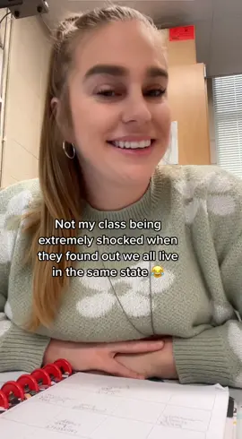 They seriously were like OMG WHAT! I live there too!” 😂 #teacher #teachingontiktok #teaching #kindergarten 
