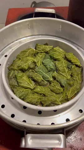 Món ăn dân dã, thịt vịt hấp lá bầu #trangmientay