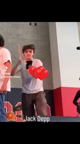 Just a boy & his cowbell having a lil fun! This was around 2018 maybe 🤔 He plays in a band now, and he's exceptionally talented, just like his parents 💕 #Jackdepp #johmnydepp #vanessaparadis