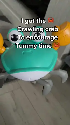 This Crawling crab is definitely a good choice when he is on his Tummy time !#crawlingcrab #crawlingcrabtoy #babytummytime #tummytime #tummytimetips #tummytimetoys #babiesoftiktok #tiktokshop #mumsoftiktok #toysforkids 