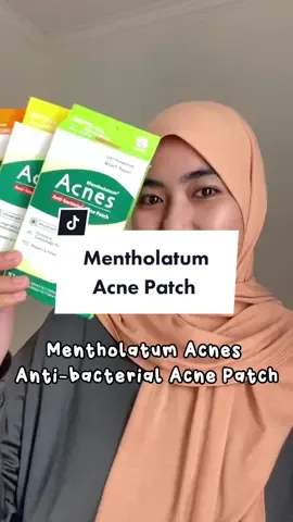 If you guys ada jerawat pakai je acne patch ni. Best & function sangat tau! #mentholatumacnes #acneskincare #acnes #AcnePatch #AcnesAcnePatch #BeautyTok #skincare #racunskincare 