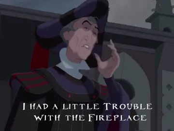 I had a little trouble with the fireplace….. 👀🔥 #hellfire #claudefrollo #frollo #phoebus #hunchbackofnotredame #fypシ 