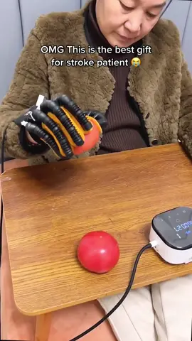 You can find it in the yellow cart at the bottom left of my video 🥺 #rehabilitation #homecare #robotgloves #stroke 